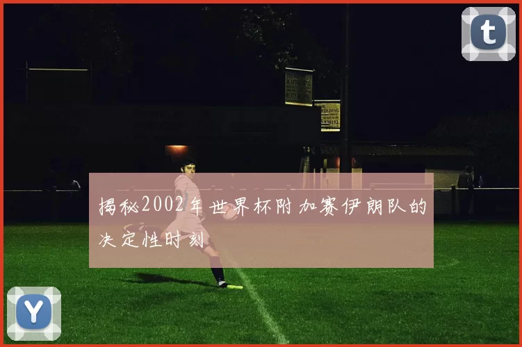 揭秘2002年世界杯附加赛伊朗队的决定性时刻
